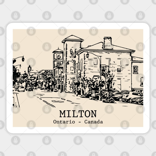 Milton - Ontario Magnet by Lakeric